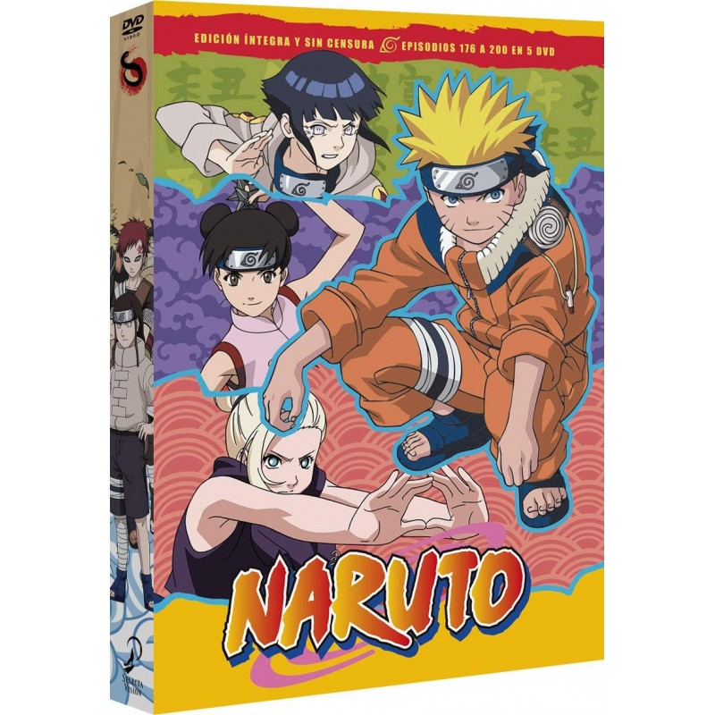 Naruto Box 8 Episodes 176 To 200 [DVD]