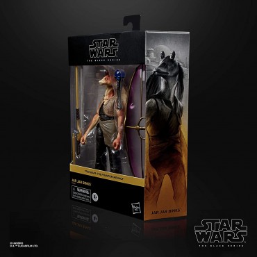 Figura Jar Jar Binks Star Wars Black Series Articulada 15 cms