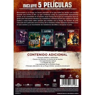 The Purge + The Purge: Anarchy + The Purge: Election Year + The First Purge + The Forever Purge [DVD]
