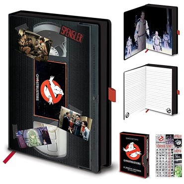 Cuaderno Cazafantasmas Retro VHS Style Ghostbusters Premium A5