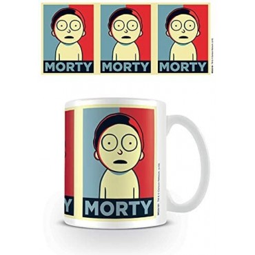 Taza Morty Rick y Morty Cerámica 315 mls 