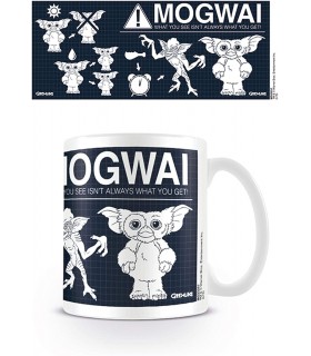 Taza Gremlins Instrucciones Mogwai Cerámica 330 mls
