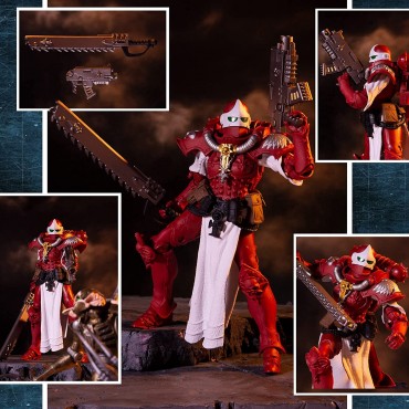 Figura Adepta Sororitas Battle Sister The Order of the Bloody Rose Warhammer 40.000 Articulada 19 cms