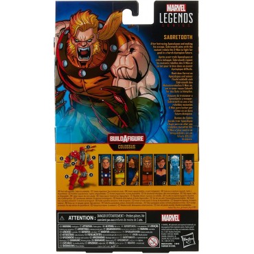 Figura Sabretooth Dientes de Sable X-Men Marvel Legends Articulada 15 cms