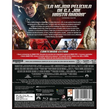 Snake Eyes - El origen (Steelbook) (4K UHD) - BD [Blu-ray]