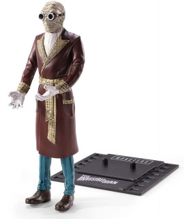 Figura Hombre Invisible Universal Monsters Bendyfigs Flexible 18 cms