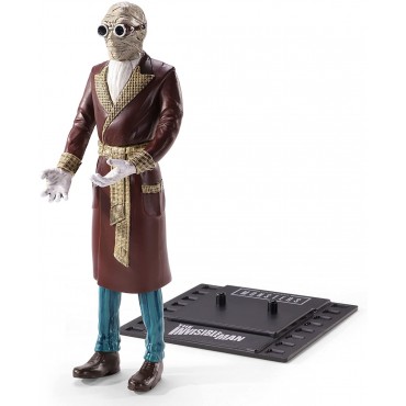 Figura Hombre Invisible Universal Monsters Bendyfigs Flexible 18 cms
