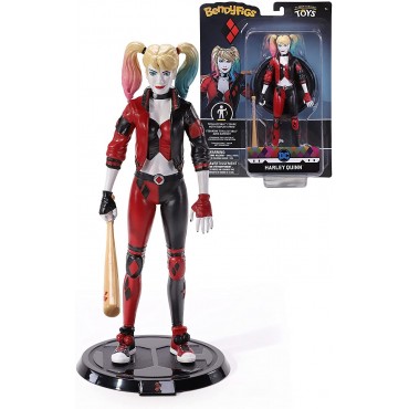Figura Harley Quinn Bendyfigs 18 cms