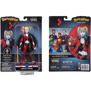 Figura Harley Quinn Bendyfigs 18 cms