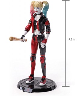 Figura Harley Quinn Bendyfigs 18 cms