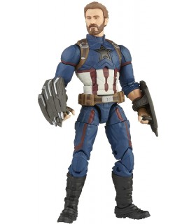 Figura Capitán América Marvel Legends Articulada 15 cms