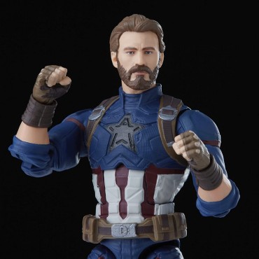 Figura Capitán América Marvel Legends Articulada 15 cms