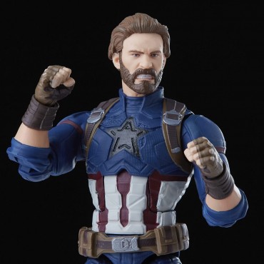 Figura Capitán América Marvel Legends Articulada 15 cms