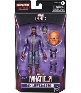 Figura T'Challa Star-Lord What If Marvel Legends Articulada 15 cms