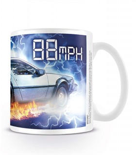 Taza Regreso al Futuro 88 MPH Back to the Future Cerámica 320 mls 
