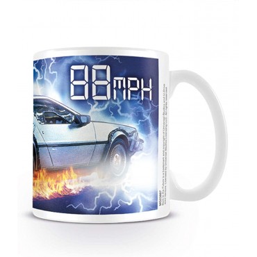 Taza Regreso al Futuro 88 MPH Back to the Future Cerámica 320 mls 
