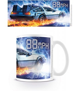 Taza Regreso al Futuro 88 MPH Back to the Future Cerámica 320 mls 