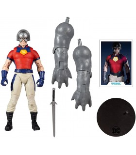 Figura Peacemaker The Suicide Squad DC Multiverse Collect to Build King Shark Articulada 18 cms