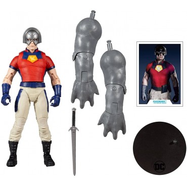 Figura Peacemaker The Suicide Squad DC Multiverse Collect to Build King Shark Articulada 18 cms