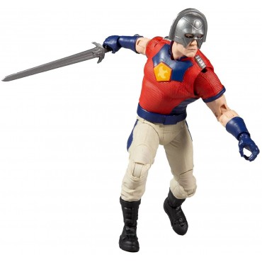 Figura Peacemaker The Suicide Squad DC Multiverse Collect to Build King Shark Articulada 18 cms