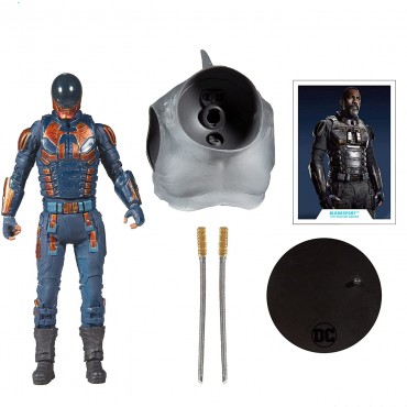 Figura Bloodsport The Suicide Squad DC Multiverse Collect to Build King Shark Articulada 18 cms