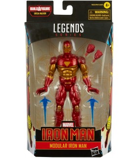 Figura Iron Man Modular Marvel Legends Articulada 17 cms 