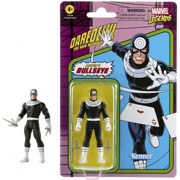Figura Bullseye Retro Marvel Legends Articulada 9,5 cms