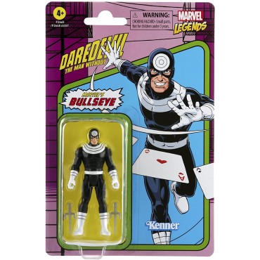 Figura Bullseye Retro Marvel Legends Articulada 9,5 cms