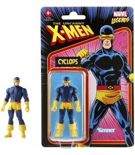 Figura Cyclops Retro The Uncanny X-Men Cíclope Marvel Legends Articulada 9,5 cms