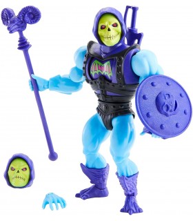 Figura Skeletor Battle Armor Masters del Universo Articulada 15 cms