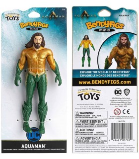 Figura Aquaman Bendyfigs DC Flexible 14 cms
