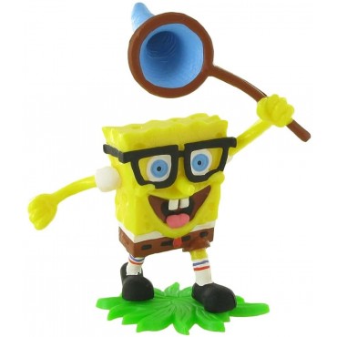 Figura Bob Esponja Caza Medusas 6 cms