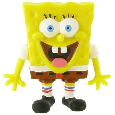 Figura Bob Esponja Sonrisa 6 cms