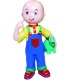 Figura Caillou con Dinosaurio 7 cms 