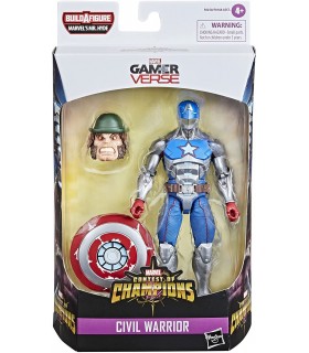 Figura Civil Warrior Contest of Champions Marvel Legends Artculada 15 cms             