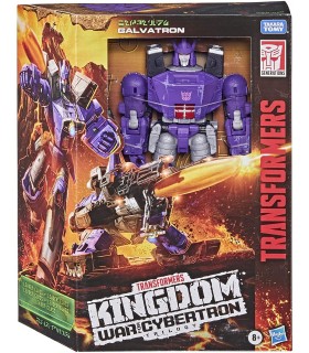 Figura Galvatron Kingdom Leader Class Transformers Articulada 18 cms       