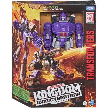Figura Galvatron Kingdom Leader Class Transformers Articulada 18 cms       
