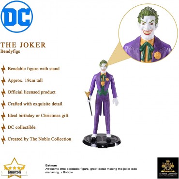 Figura Joker DC Flexible 18 cms 