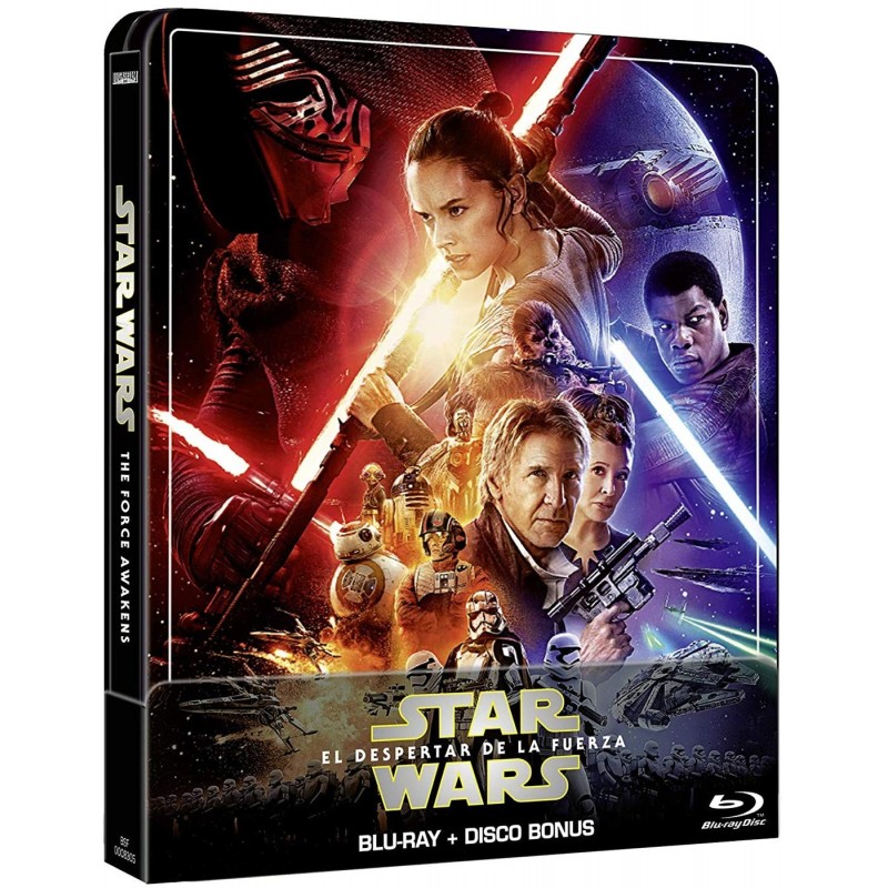Star Wars: El despertar de la fuerza (Edición remasterizada) - Steelbook 2 discos (Película + Extras) [Blu-ray]