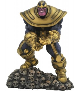Figura Thanos Marvel Estatua Diorama 23 cms