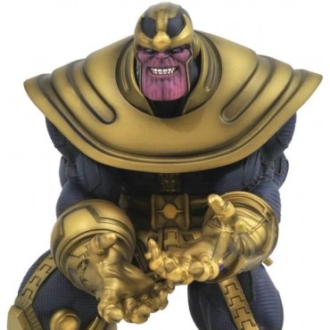 Figura Thanos Marvel Estatua Diorama 23 cms