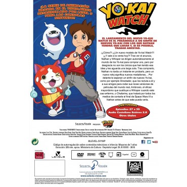 Yo-Kai Watch Temporada 2 Parte 1. Episodios 27 A 39. [DVD]
