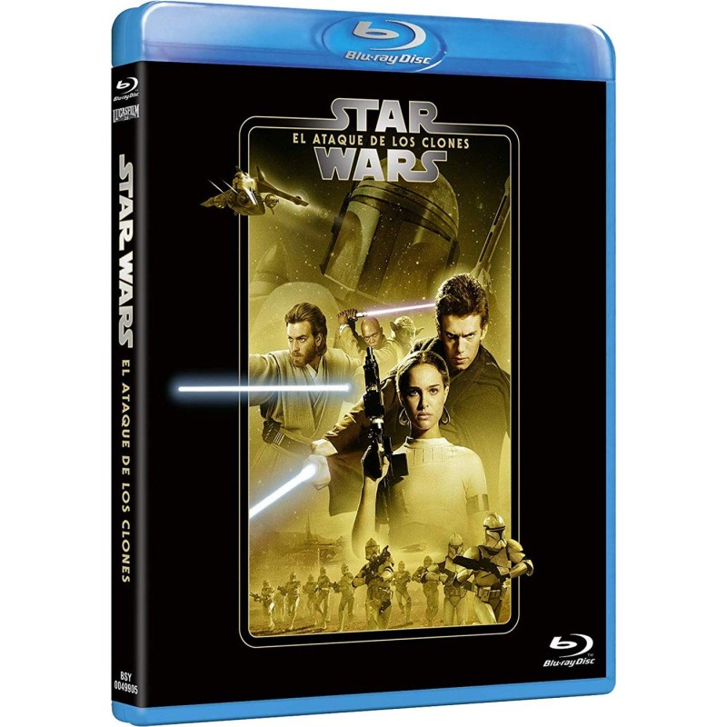 Star Wars Ep II. El ataque de los clones (Edición remasterizada) 2 discos (película + extras) [Blu-ray]