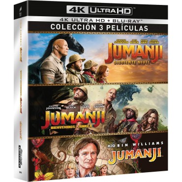 Jumanji: Jumanji + Jumanji: Welcome To The Jungle + Jumanji: The Next Level [BLU_RAY]
