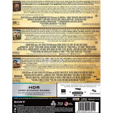 Jumanji: Jumanji + Jumanji: Welcome To The Jungle + Jumanji: The Next Level [BLU_RAY]
