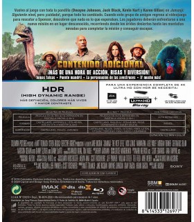 Jumanji: El Siguiente Nivel (4K UHD + BD) [Blu-ray]