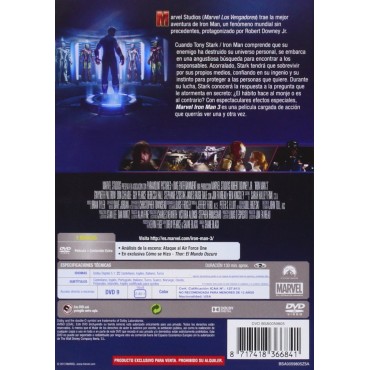 Iron Man 3 [DVD]