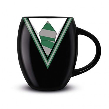 Taza Slytherin Harry Potter Ovalada Cerámica 425 mls