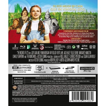 El Mago de Oz [4K UHD,Blu-ray] (1939) The Wizard of Oz