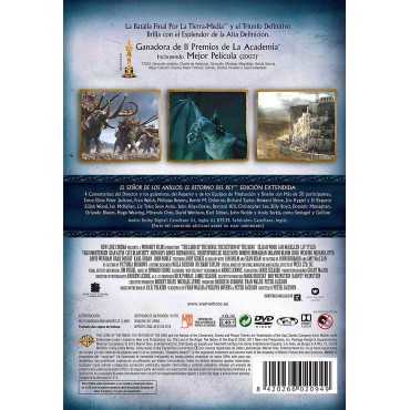 El Señor De Los Anillos: El Retorno Del Rey Ed. Extendida [DVD]